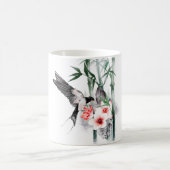 Schlucken mit Bamboo und Blume Classic Kaffeetasse (Mittel)