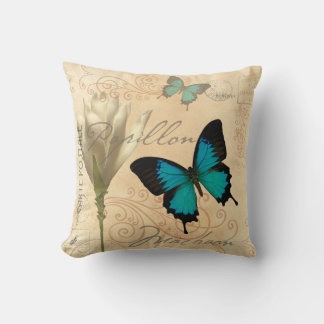Schlucken Schwanz Aquamarin Papillon Postal Pillow Kissen