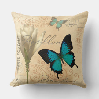 Schlucken Schwanz Aquamarin Papillon Postal Pillow Kissen
