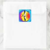 Schlucken Schwanz Kite Aufkleber (Tasche)