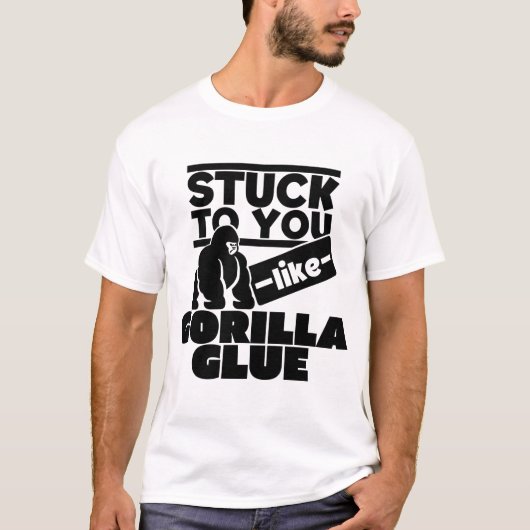 Schlucken Sie sich wie Gorilla Glue, Funny Hair Kl T-Shirt (Vorderseite)