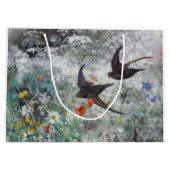 Schlucken und Blume Field, Bruno Liljefors Große Geschenktüte (Rückseite)