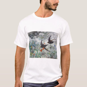 Schlucken und Blume Field, Bruno Liljefors T-Shirt