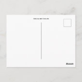 Schlucken und Flecken Postkarte (Rückseite)