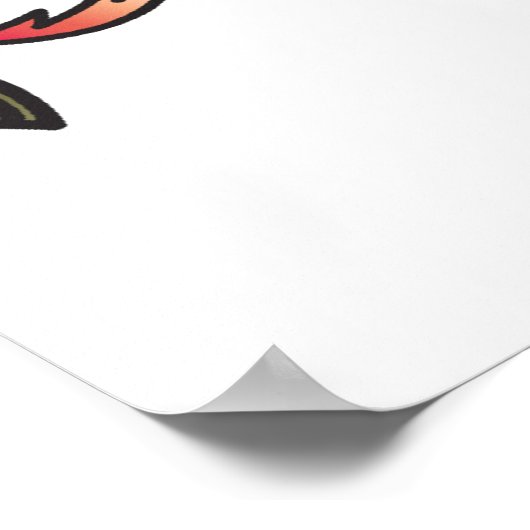 Schlucken und Rollen mit Beratung Poster (Ecke)