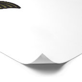 Schlucken und Scroll mit Nahrung Poster (Ecke)