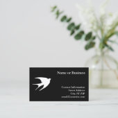 Schlucken Visitenkarte (Stehend Vorderseite)