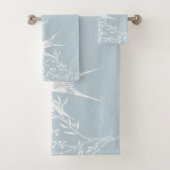 Schlucken von Vögeln, die über Olivenzweige fliege Badhandtuch Set (Insitu)