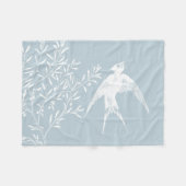 Schlucken von Vögeln, die über Olivenzweige fliege Fleecedecke (Vorderseite (Horizontal))