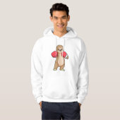 Schlucken wie Boxer mit Boxhandschuhen Hoodie (Vorne ganz)