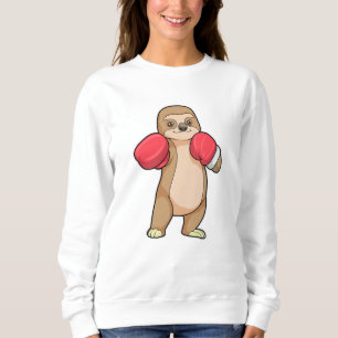 Schlucken wie Boxer mit Boxhandschuhen Sweatshirt