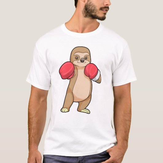 Schlucken wie Boxer mit Boxhandschuhen T-Shirt (Vorderseite)