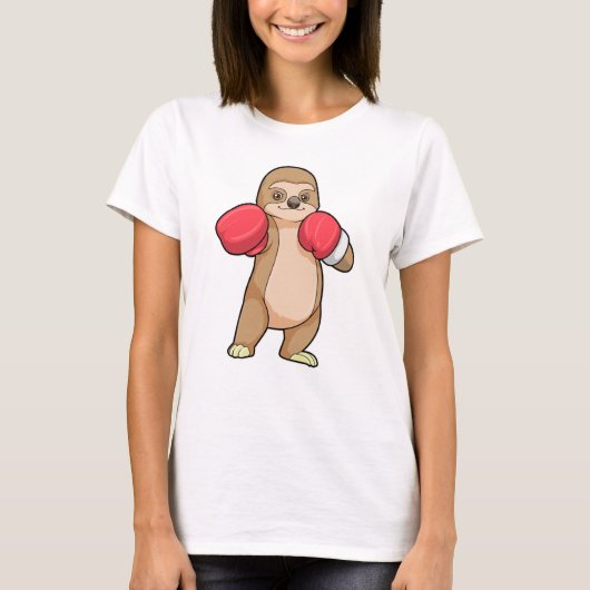 Schlucken wie Boxer mit Boxhandschuhen T-Shirt (Vorderseite)