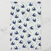 Schluckmuster Briefpapier (Rückseite)