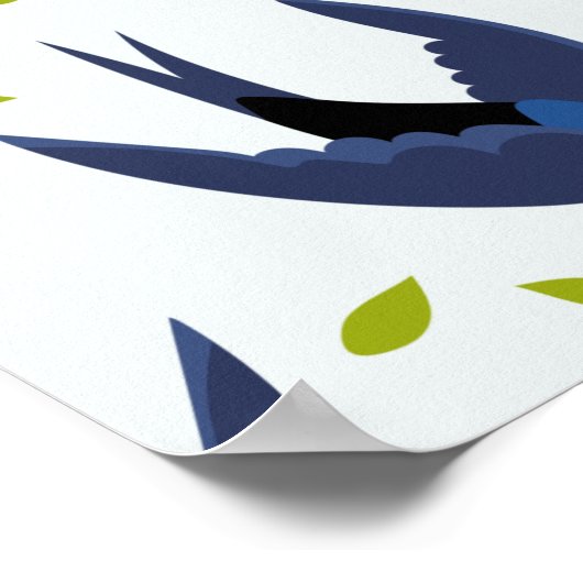 Schluckmuster Poster (Ecke)