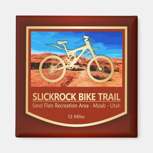 Schluckrock-Radweg (Rad2) Magnet (Vorne)