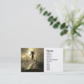 Schlummer-Fee-Visitenkarte Visitenkarte (Stehend Vorderseite)