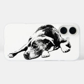 Schlummer in feinen Linien Case-Mate iPhone Hülle (Rückseite (Horizontal))