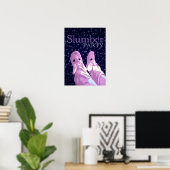 Schlummer Party Nacht Poster (Heimbüro)