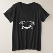 Schlummerhahn Große Größe T-Shirt (Design vorne)