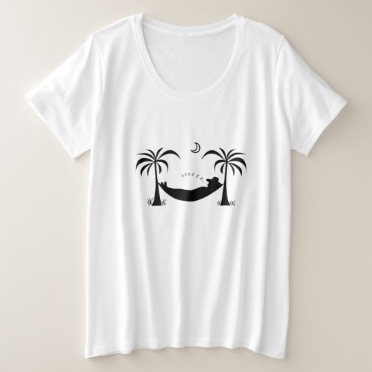 Schlummerhahn Große Größe T-Shirt (Design vorne)