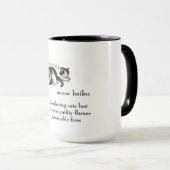 Schlummernde Katzen: Haiku - Tasse für Getränke (VorderseiteRechts)
