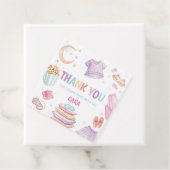Schlummerschläfchen über den Geburtstagsparty Squa Geschenkanhänger (Beispiel)