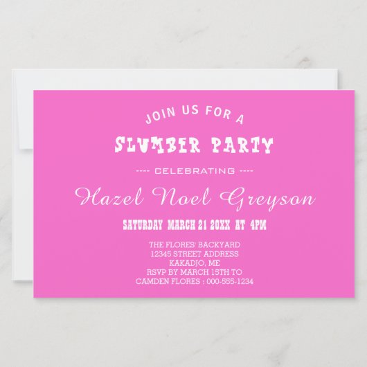 Schlummerstarke aus Party (Rückseite)