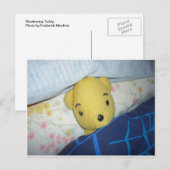 Schlummerteddy Postkarte (Vorne/Hinten)