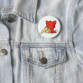 SCHLUP Fox, der Kaninchen isst Button (Beispiel)