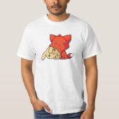 SCHLUP Fox, der Kaninchen isst T-Shirt (Vorderseite)