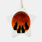 Schlupf am Mond Keramikornament (Rechts)