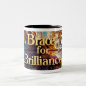 "Schlüpfe Ideen" Zweifarbige Tasse (Mittel)