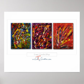 schlüpfen | Crackle | Pop Poster