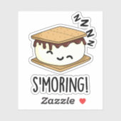Schlüpfen Funny Smore Puns Aufkleber (Blatt)