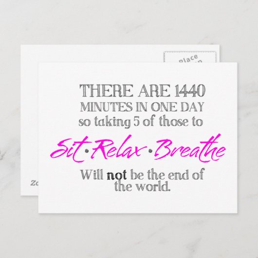 Schlupfen Postkarte (Vorne/Hinten)