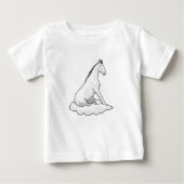 Schlupfpferd Baby T-shirt (Vorderseite)