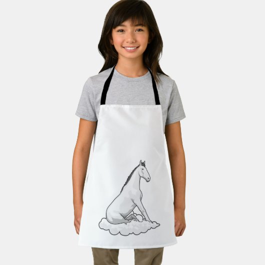 Schlupfpferd Schürze (Insitu)