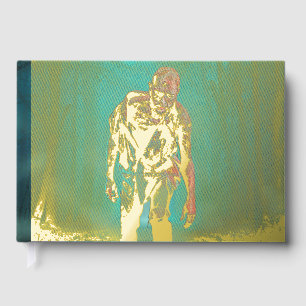 SchlupfrigerJoe schreckliche Zombie-Figur isoliert Gästebuch