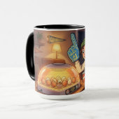 Schlüpftags-Tasse – Ei-Uhr-Kaffeetasse Tasse (Vorderseite Links)