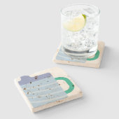 Schlupftasse Steinuntersetzer (Seitenansicht)