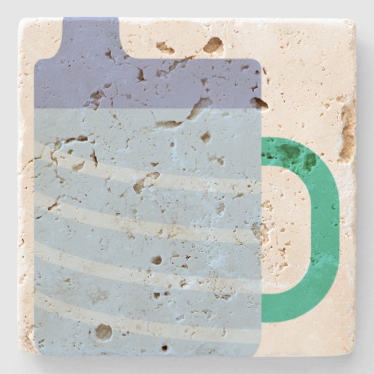 Schlupftasse Steinuntersetzer (Vorderseite)