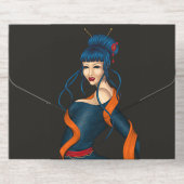 Schlürfen All-in-One-Einladung (Rückseite)