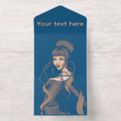 Schlürfen All-in-One-Einladung (Innenseite)