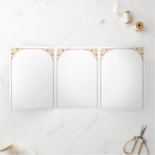 Schlürfen Dreifach Gefaltete Karte (Innenseite)