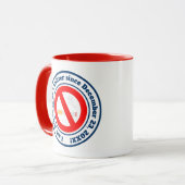 Schluss mit dem Rauchen Meilenstein Tasse (Vorderseite Links)