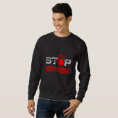 Schluss mit Greenwaschen Sweatshirt (Vorne ganz)