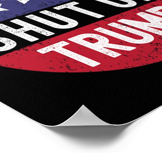 Schluss mit Trump-Präsidentschaftsdebatte Pro Joe Poster (Ecke)