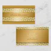 Schlüssel des Grieche-311-Golden Visitenkarte (Vorne/Hinten)