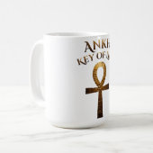 Schlüssel des Lebens Kaffeetasse (Vorderseite Links)